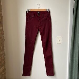 Hudson Jeans Deep Red Denim size 24